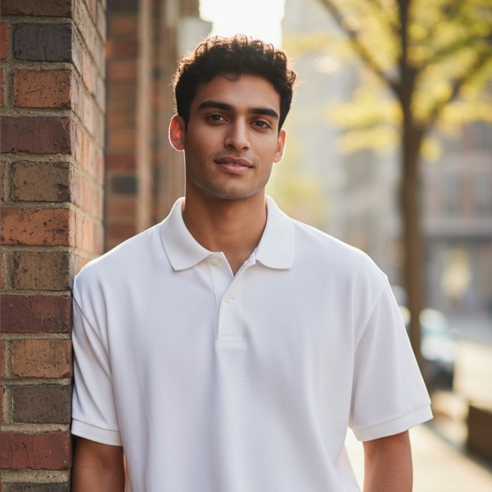 Classic White Polo Shirt Ralph Lauren RLX